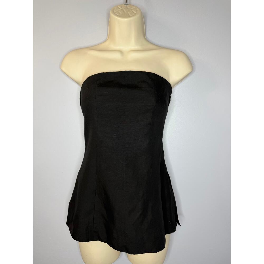 COS Bandeau Corset Top Linen Blend Classic Women's 2 - Picture 7 of 9